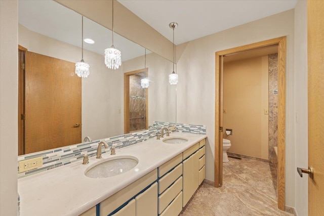 5430 S Quail Ridge Cir, Spokane, WA 99223 - bathroom with double vanity and a shower