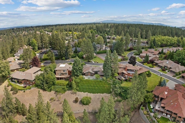 5430 S Quail Ridge Cir, Spokane, WA 99223 - aerial overview of property's location featuring a heavily wooded area and nearby suburban area
