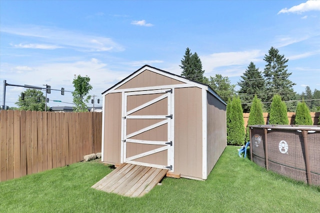15418 E 24th Ave, Spokane Valley, WA 99037 - view of shed featuring a fenced backyard