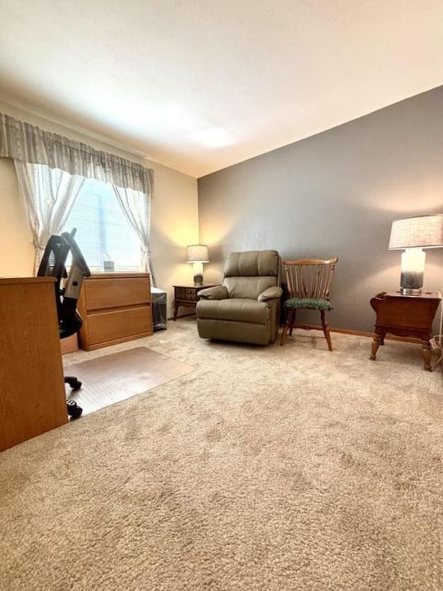 1425 N Chapin Rd, Evans, WA 99126 - sitting room featuring carpet flooring and a desk