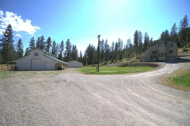 1425 N Chapin Rd, Evans, WA 99126 - view of dirt / gravel road with a barn