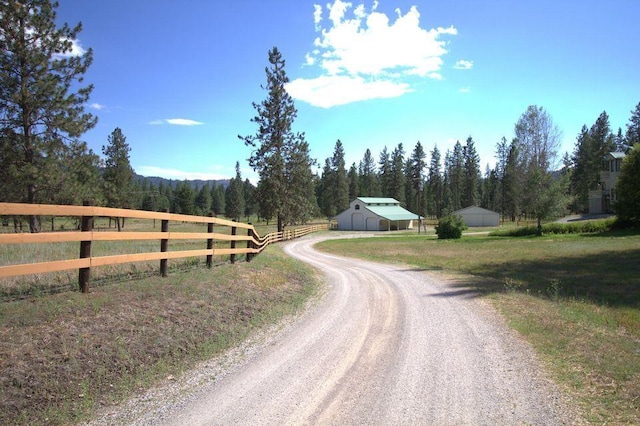 1425 N Chapin Rd, Evans, WA 99126 - view of dirt / gravel road featuring a view of rural / pastoral area and a view of trees