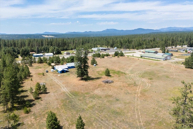 40010 N Newport Hwy, Elk, WA 99009 - drone / aerial view of a forest and a mountainous background