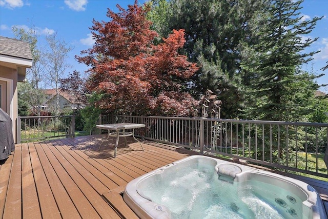 3405 W Kens Ct, Spokane, WA 99208 - view of wooden deck
