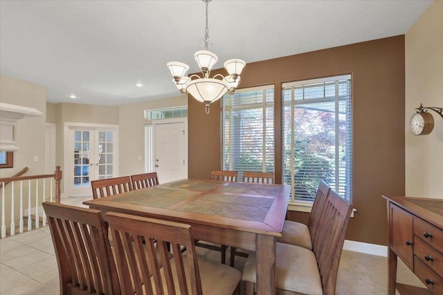 3405 W Kens Ct, Spokane, WA 99208 - dining room featuring a chandelier and recessed lighting