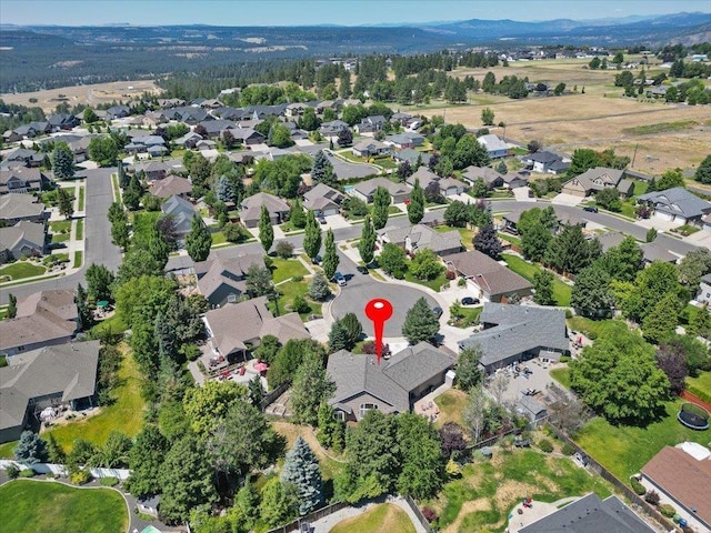 3405 W Kens Ct, Spokane, WA 99208 - aerial overview of property's location with nearby suburban area