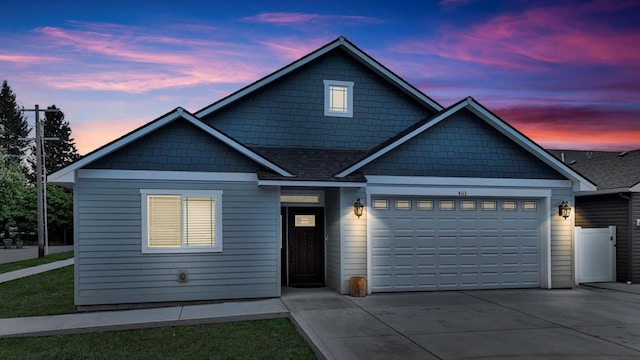 403 N Calvin Ln, Spokane Valley, WA 99216 - view of front facade with an attached garage and driveway