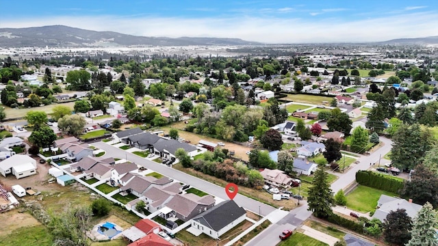 403 N Calvin Ln, Spokane Valley, WA 99216 - aerial view of residential area with a mountain backdrop