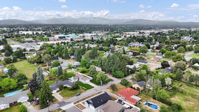 403 N Calvin Ln, Spokane Valley, WA 99216 - aerial view of residential area featuring a mountainous background