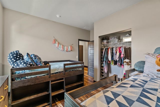 3228 N Mckinnon Rd, Spokane, WA 99217 - bedroom featuring wood finished floors and a closet