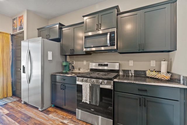 3228 N Mckinnon Rd, Spokane, WA 99217 - kitchen featuring appliances with stainless steel finishes and wood finished floors