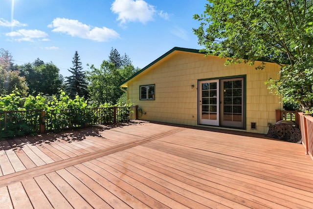 3832 S Cook St, Spokane, WA 99223 - view of wooden deck