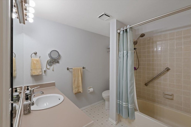 3714 S Alder Cir, Spokane, WA 99223 - full bathroom with vanity, shower / tub combo, and tile patterned floors