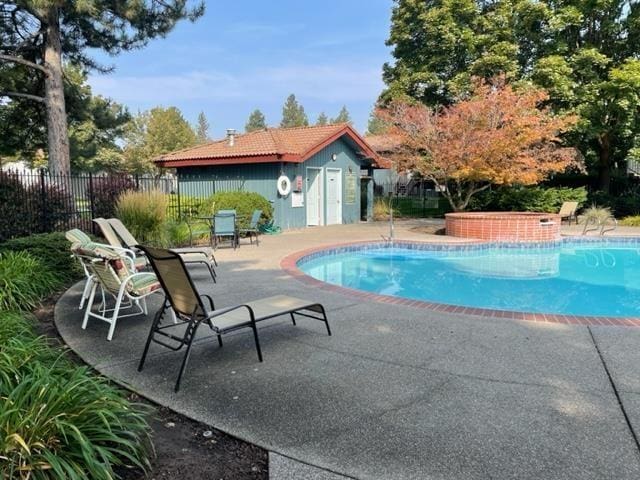 3714 S Alder Cir, Spokane, WA 99223 - view of pool with a patio area
