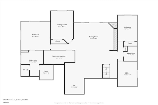5614 N Thierman Rd, Spokane, WA 99217 - view of home floor plan