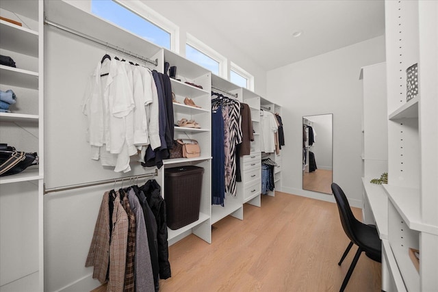 5257 S Falcon Point Ct, Spokane, WA 99224 - walk in closet featuring light wood-style floors