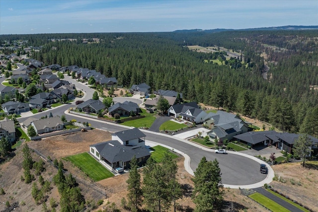 5257 S Falcon Point Ct, Spokane, WA 99224 - view of property location featuring a heavily wooded area and nearby suburban area