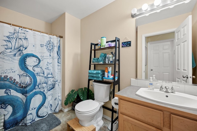 1720 W Briar Ln, Spokane, WA 99208 - full bathroom featuring vanity, a shower with curtain, and tile patterned flooring