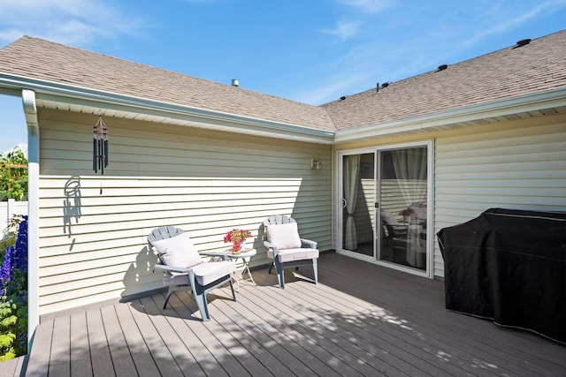 1720 W Briar Ln, Spokane, WA 99208 - wooden terrace with grilling area
