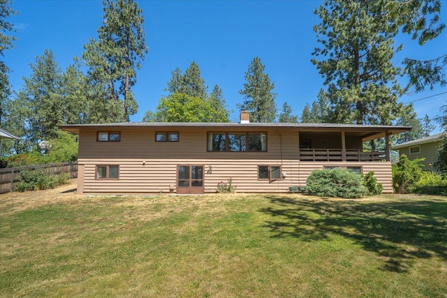 11322 E 18th Ave, Spokane, WA 99206 - back of house with a chimney