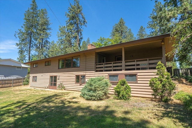 11322 E 18th Ave, Spokane, WA 99206 - back of house with a chimney