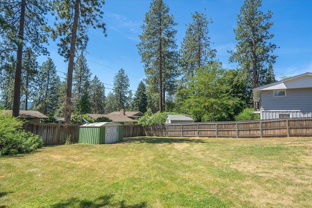 11322 E 18th Ave, Spokane, WA 99206 - fenced backyard with a storage unit