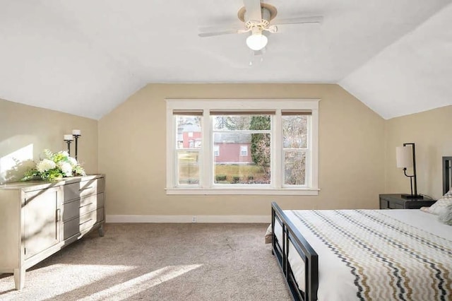 1518 W 6th Ave, Spokane, WA 99204 - bedroom featuring lofted ceiling, carpet flooring, and ceiling fan