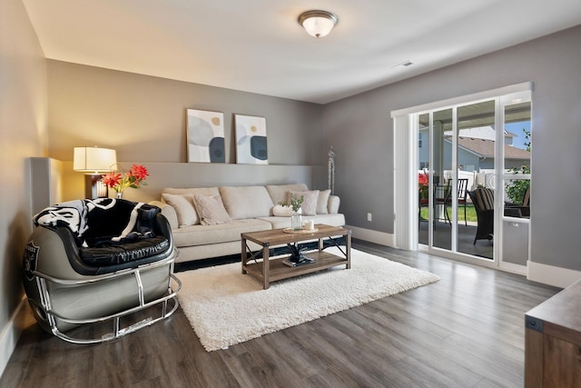 1611 W Tieton Ave, Spokane, WA 99208 - living room with wood finished floors and baseboards