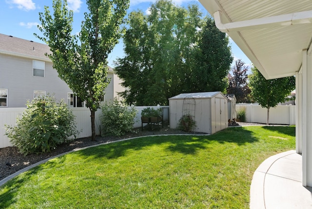 1611 W Tieton Ave, Spokane, WA 99208 - fenced backyard featuring a shed