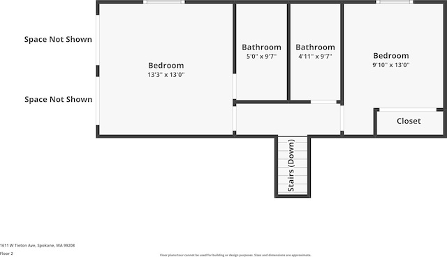 1611 W Tieton Ave, Spokane, WA 99208 - view of home floor plan