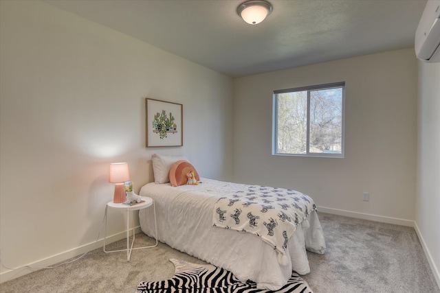 4907 E 6th Avenue 4909E 6Th Ave, Spokane Valley, WA 99212 - bedroom featuring a wall mounted AC and light carpet