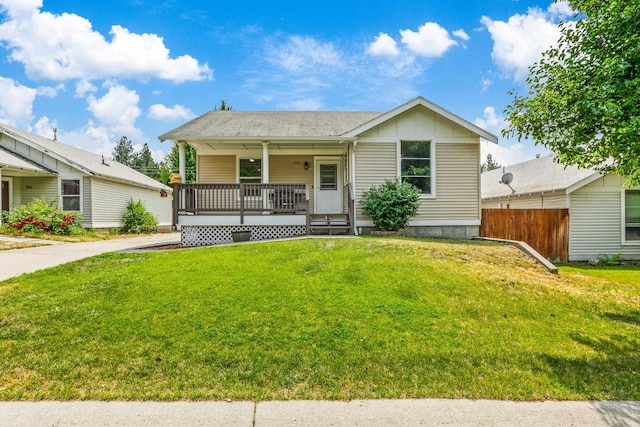 9906 E 17th Ln, Spokane Valley, WA 99206 - view of front of home with a porch and board and batten siding
