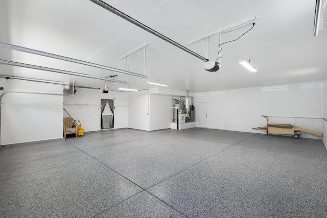 16319 E Whirlaway Ln, Veradale, WA 99037 - garage with a garage door opener and heating unit