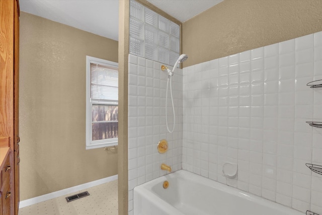 1728 W Spofford Ave, Spokane, WA 99205 - bathroom with  shower combination and a textured wall