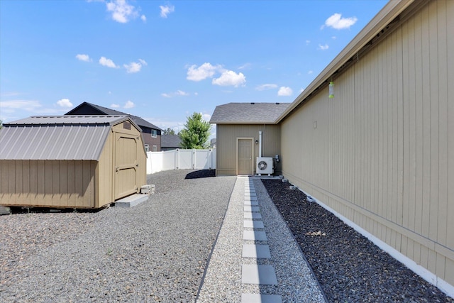 8812 W Pirates Ct, Spokane, WA 99224 - view of yard featuring a storage unit