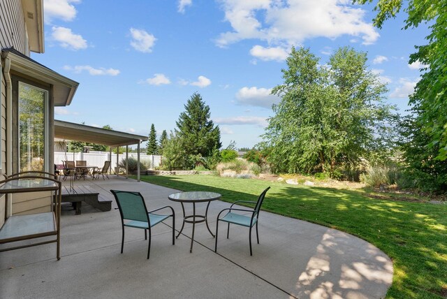 3421 S Mcdonald St, Spokane Valley, WA 99206 - view of patio with outdoor dining area