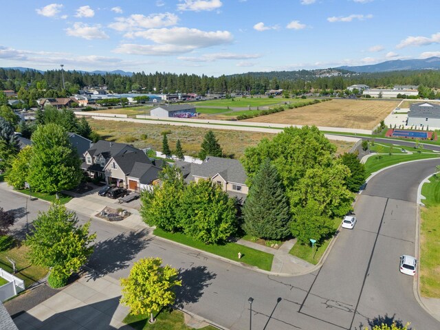 3421 S Mcdonald St, Spokane Valley, WA 99206 - aerial perspective of suburban area with mountains