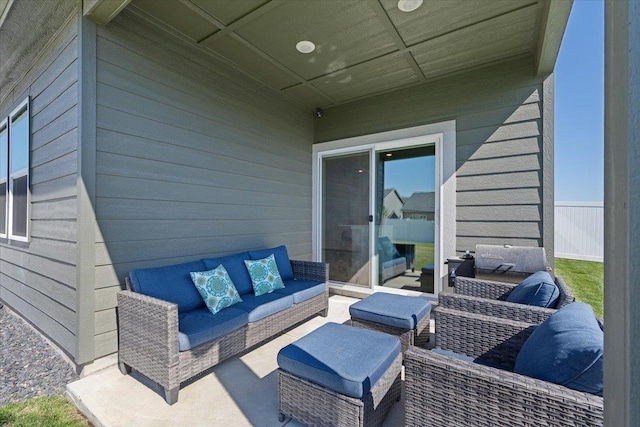 8403 W Red Ave, Cheney, WA 99004 - view of patio / terrace featuring an outdoor living space