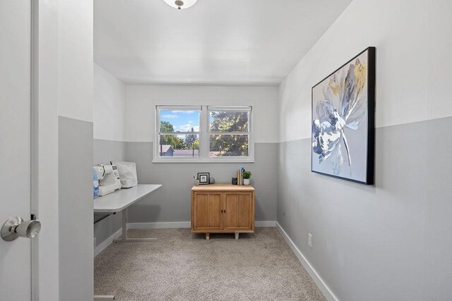 3129 E 34th Ave, Spokane, WA 99223 - office featuring light carpet and baseboards
