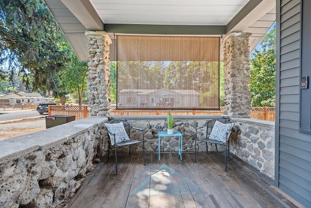 3129 E 34th Ave, Spokane, WA 99223 - view of wooden terrace