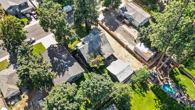 3129 E 34th Ave, Spokane, WA 99223 - aerial view of property and surrounding area with nearby suburban area