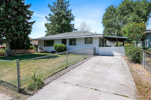5917 N Addison St, Spokane, WA 99208 - bungalow-style house featuring a gate and driveway
