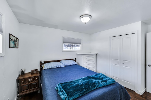 5917 N Addison St, Spokane, WA 99208 - bedroom with wood finished floors and a closet