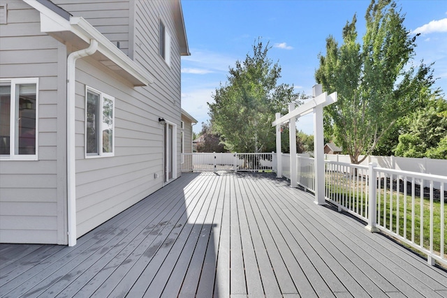 2312 W Abigail Ct, Spokane, WA 99208 - view of wooden terrace
