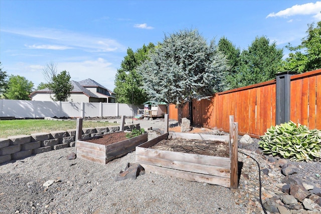 2312 W Abigail Ct, Spokane, WA 99208 - fenced backyard featuring a garden
