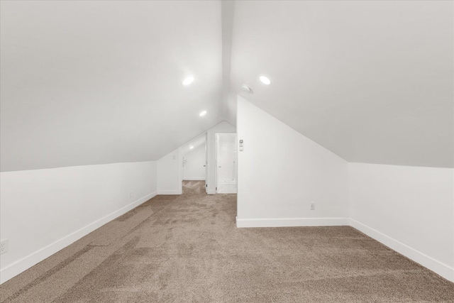 1728 S Adams St, Spokane, WA 99203 - bonus room with carpet flooring, lofted ceiling, and recessed lighting