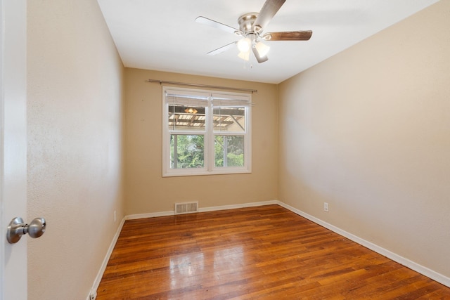 4615 N King Ct, Spokane, WA 99205 - unfurnished room featuring wood finished floors and a ceiling fan