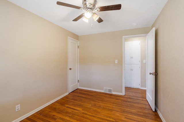 4615 N King Ct, Spokane, WA 99205 - spare room featuring wood finished floors and ceiling fan