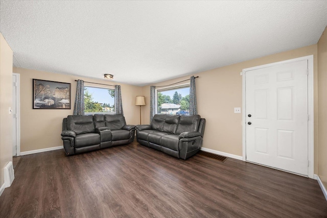1634 E Dalke Ave, Spokane, WA 99208 - living area with dark wood-style flooring