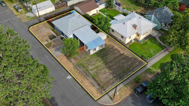 4028 N Post St, Spokane, WA 99205 - aerial overview of property's location with property boundaries highlighted